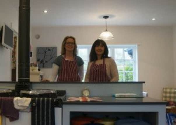 Emma Foden of Set the Date Catering and Laure Moyle of Pudding Fairy SUS-150603-105215001