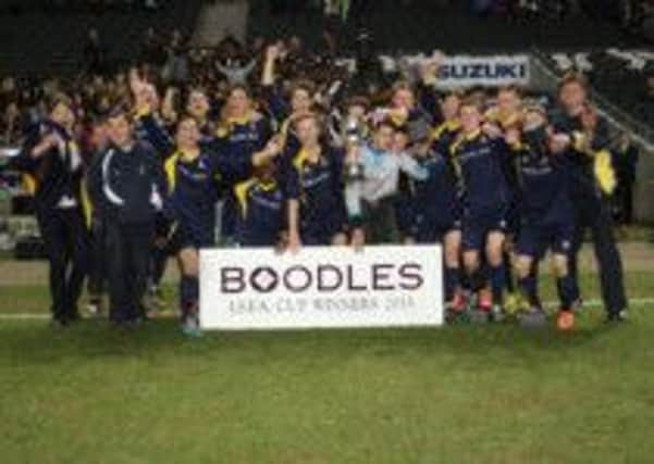 Ardingly College won the ISFA Cup. Picture by RWT Photography