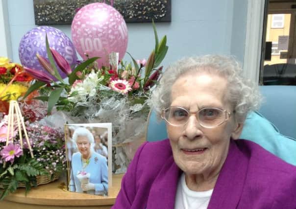 Marie Rendell celebrated her 100th birthday on Sunday SUS-151003-125207001
