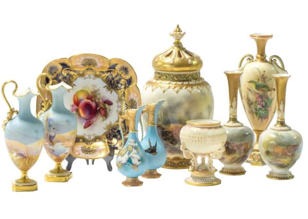 Collection of Royal Worcester porcelain