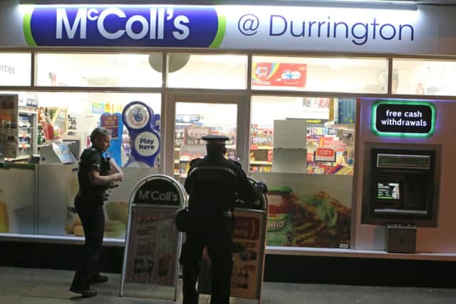 McColl's in Durrington was targeted by an armed robber yesterday afternoon   Picture: Eddie Mitchell