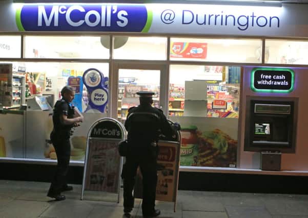 McColl's in Durrington was targeted by an armed robber yesterday afternoon   Picture: Eddie Mitchell