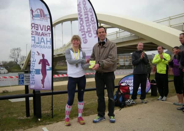 Kim Lo took another victory this weekend in the River Thames Spring Half Marathon