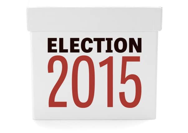 An election 2015 ballot box