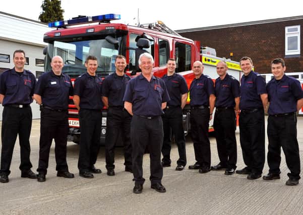 Firefighter Kevin Farrant leaving Horsham Fire Service after 36 years. Pic Steve Robards SUS-150324-160245001