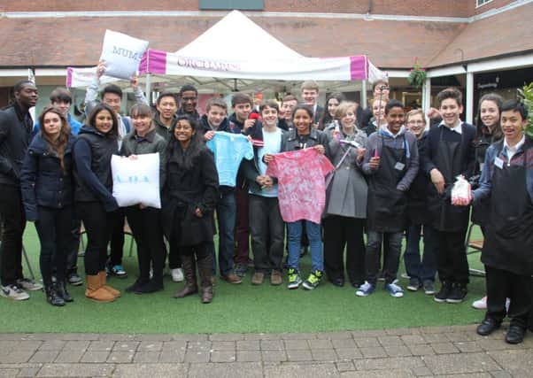 Young Enterprise fair at The Orchards Shopping Centre