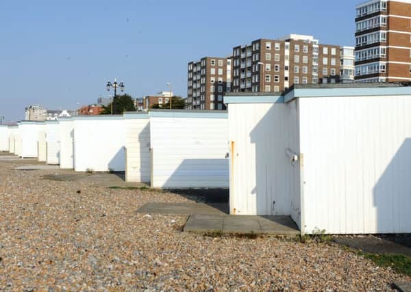 Worthing's council-owned beach huts