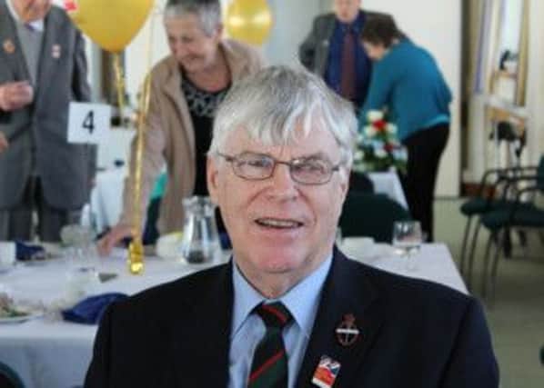 John Gasston at Blind Veterans UK's 100th anniversary