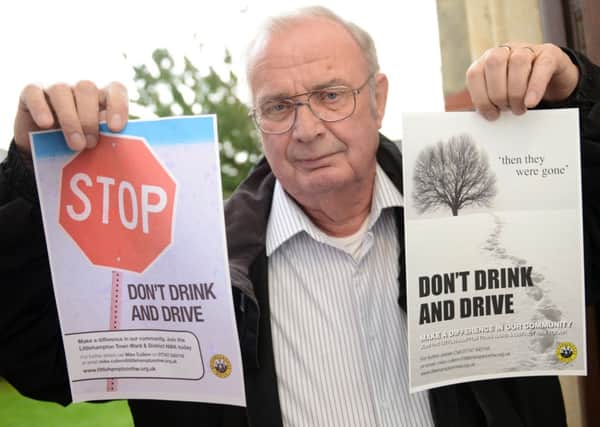 LG 041114 Drink-Drive campaign launch. Mike Cullern, chairman of the Littlehampton neighbourhood watch. Photo by Derek Martin