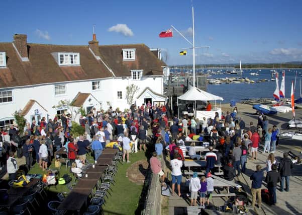 Itchenor Sailing Club in all its glory