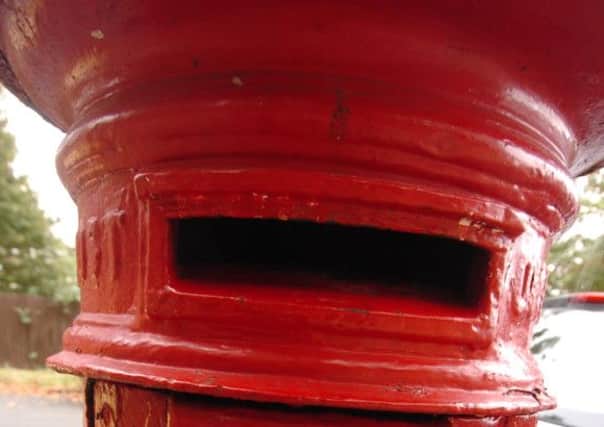 Post Box, Eastbourne, Do Not Post sign. MAYOAK0003552327