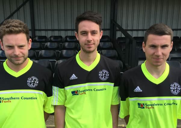 Pat Rose, Jamie Weston, James Westlake from St Francis Rangers FC