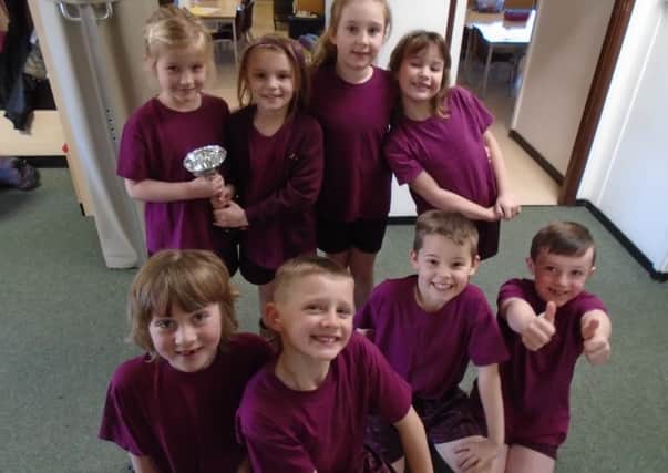 Year two students from Field Place First School won a West Worthing indoor athletics comeptition
