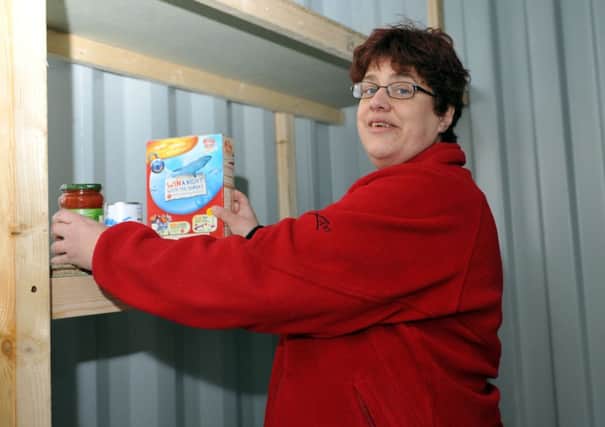 The food banks co-ordinator. Hazel Cooper is concerned about the rise of elderly people needing help