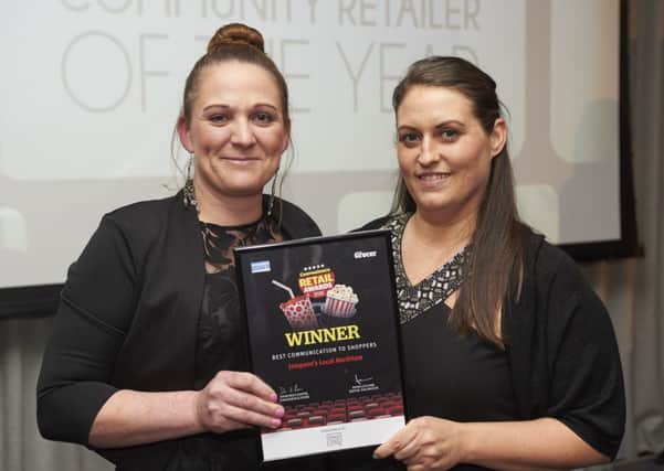 Claire Evershed, Manager of Jempsons local in Northiam, won the Best Communication to Customers category at the Convenience Retail Awards in London SUS-150327-074443001