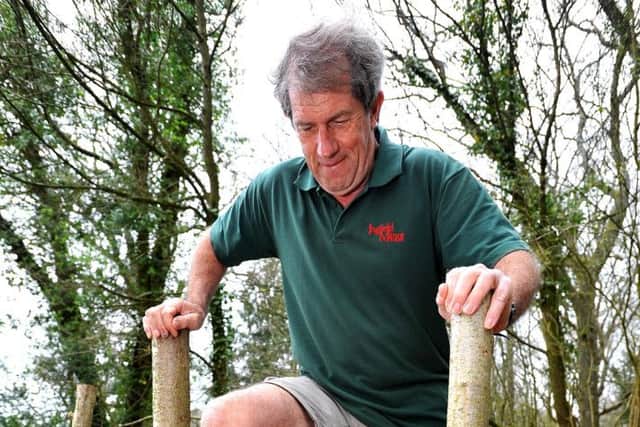 Woodland manager David Spreadbury-Troy has won a conservation award as a result of him turning the wood at Ingfield Manor School into a learning environment for the children. Pic Steve Robards SUS-150413-172822001
