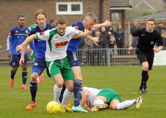 Jack Maloney on the attack for the Rocks versus Met Police  Picture by Louise Adams LA1500044-10
