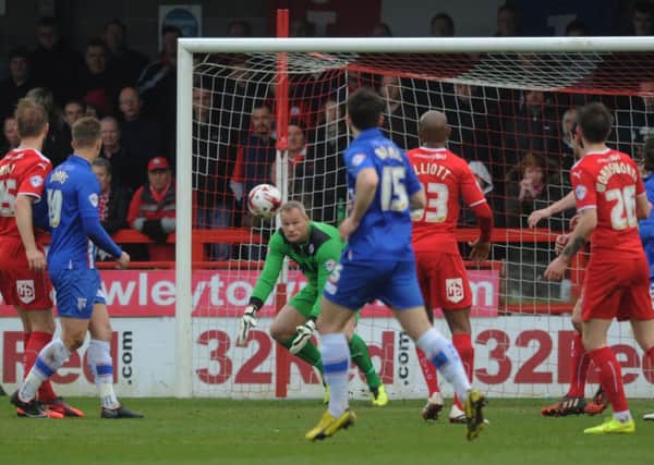 Crawley Town V Gillingham 28/3/15 (Pic by Joe and James Rigby) SUS-150329-171133008