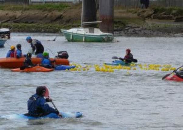 The AOAC Duck Race returns to the River Adur on Sunday
