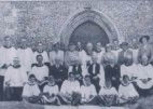 St Andrews Church, Tarring, choir and servers, c1947