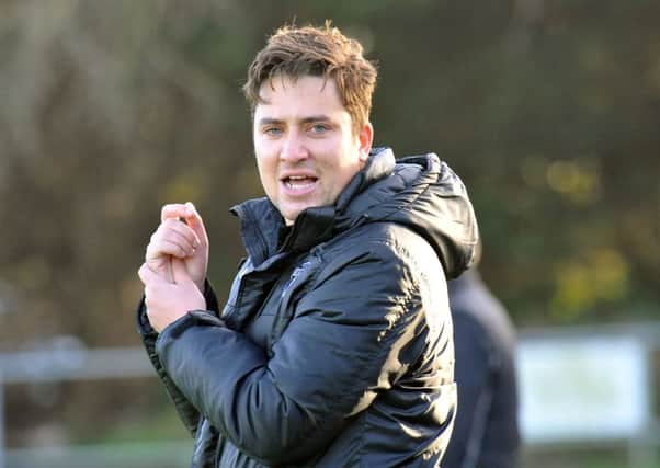 L45107H13-FootballEastPreston

Sussex Division Football. East Preston V St Francis. Action from the match.   Pictured is East Preston manager, Dom Di Paola. ENGSUS00220130411084326