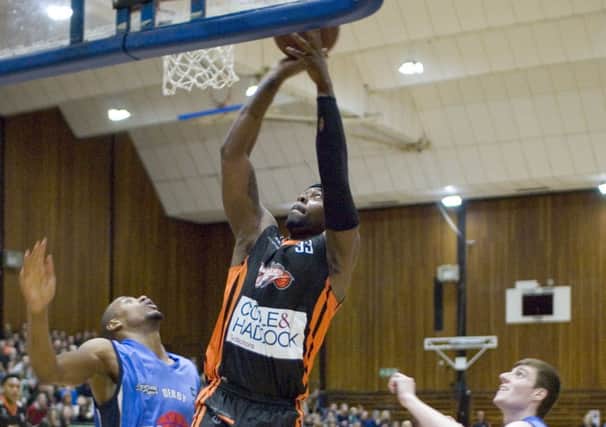 Hank Rivers sank 23 points in Thunders defeat to Derby on Saturday
