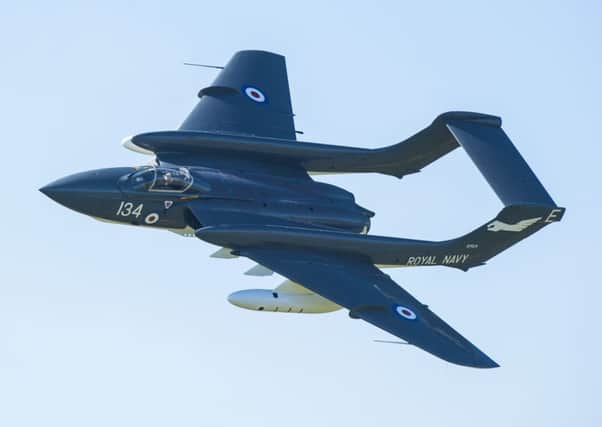 The de Havilland Sea Vixen, the only flying airworthy example in the world. Picture: Geoffrey Lee