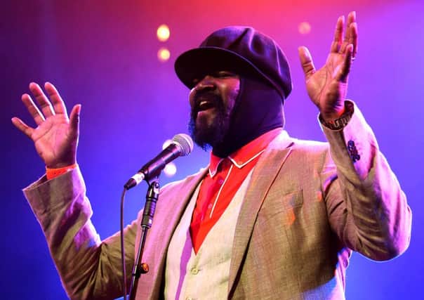 LONDON, UNITED KINGDOM - JUNE 29: Gregory Porter performs on Day 2 of the Calling Festival at Clapham Common on June 29, 2014 in London, England. (Photo by Chiaki Nozu/WireImage) SUS-150904-081837001
