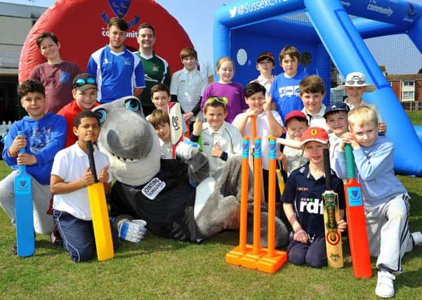 Sussex and friends host their cricket roadshow at Bognor Cricket Club  Picture by Steve Robards
