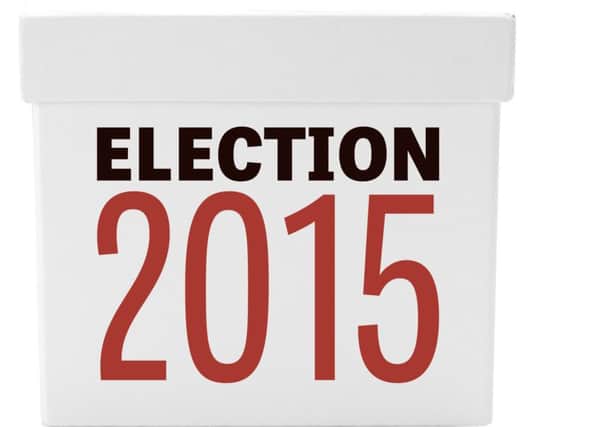Election 2015 ballot box