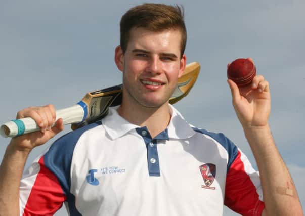 Alex Crowther has won the NSW Country Cricket BBM English Cricket Scholarship this year. He will be playing for Haywards Heath this season. Photo: Gary Warrick/Blue Mountains Gazette.