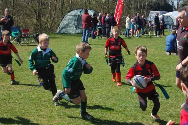 Heath Under 7s put fast running tag rugby into practice