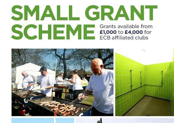 Sussex Cricket Club's Small Grant Scheme