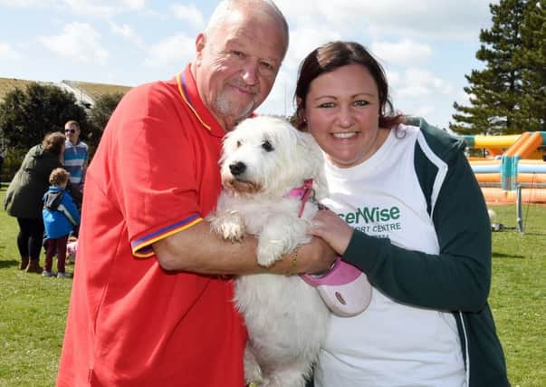 CancerWise fundraising manager Emma Neno pictured with her dad Graham Tyler