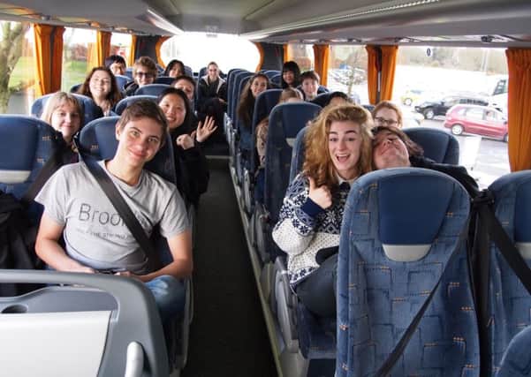 Students travelling to the conference SUS-150414-130422001