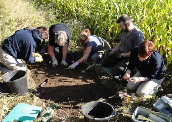 Volunteers from the Horsham District Archaeology Group (photo submitted). SUS-150414-133721001