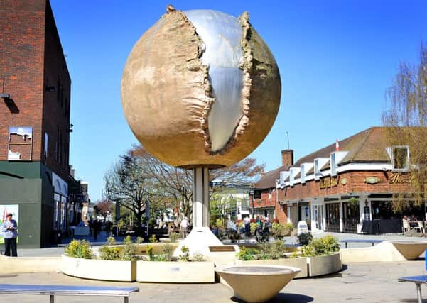 Susannah Brady has set up a petition to Save Shelley Fountain, Horsham. Pic Steve Robards SUS-150414-160601001