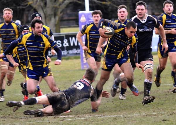 Joe Marchant touched down twice in Raiders win at Henley on Saturday