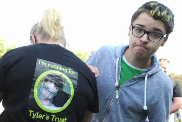 Tyler at one of his many fundraising events