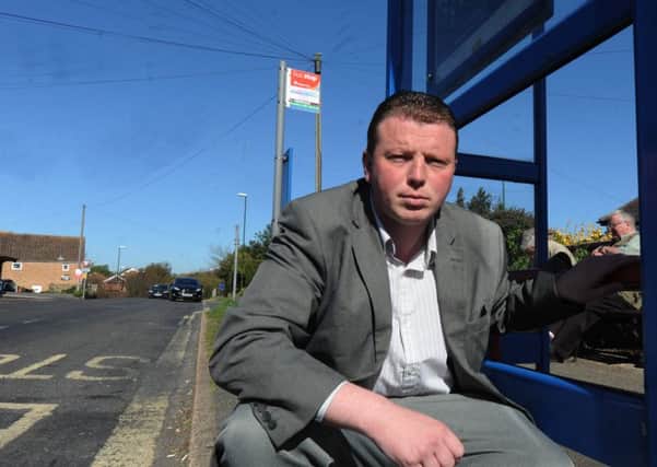 ks1500002-1 LHBus Stop

Gavvin Muggeridge who is worried about the state of the bus shelter in Cokeham Road in Sompting.ks1500002-1 SUS-150421-195331008