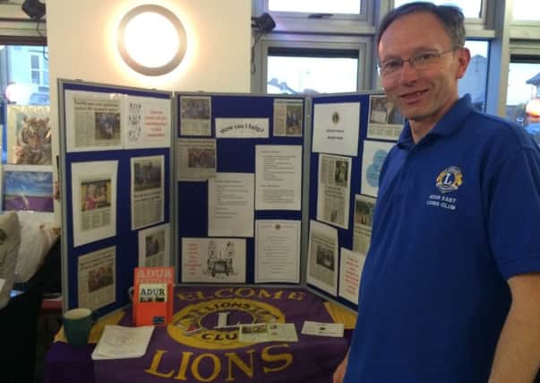 Richard Behling from Adur East Lions Club, which runs the Donkey Derby