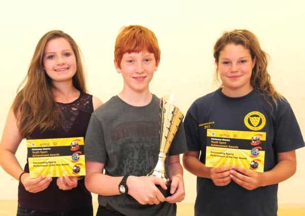 Just three of the many Chichester youth sport award winners in 2014 / Picture by Kate Shemilt