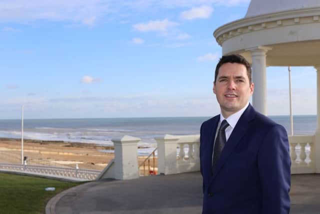Conservative candidate for Bexhill and Battle Huw Merriman