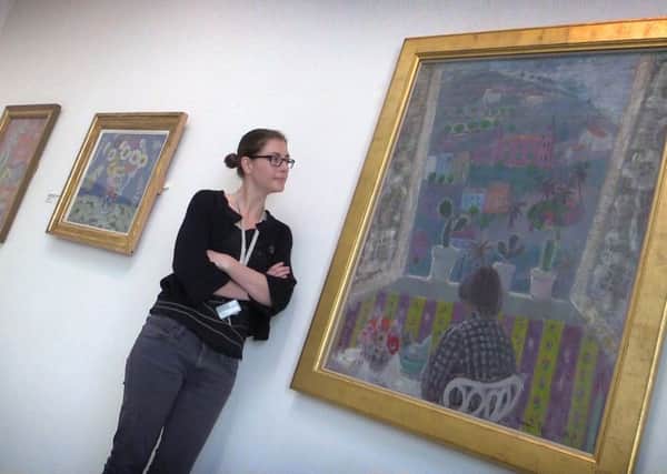 Jerwood Gallery in Hastings launches A Scottish Selection: Paintings from the Fleming Collection. 20/4/15

Assistant curator, Victoria Howarth, is pictured. SUS-150420-140809001
