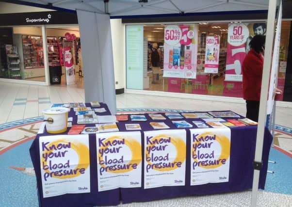 'Know Your Blood Pressure Day' in Horsham SUS-150420-165644001