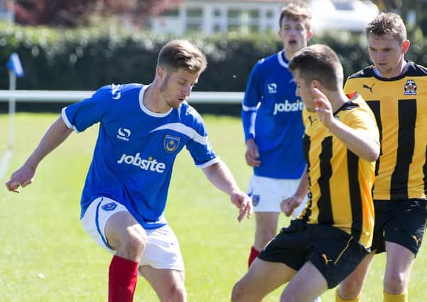 Elliot Wheeler in action for Pompey reserves Picture: Colin Farmery