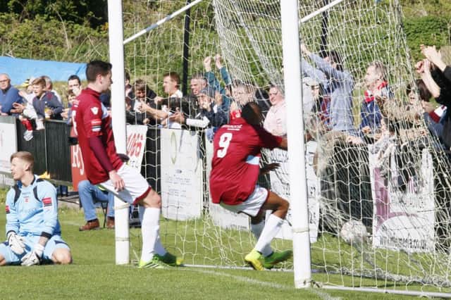 Hastings United get back on level terms against Faversham Town on Saturday. Picture courtesy Joe Knight