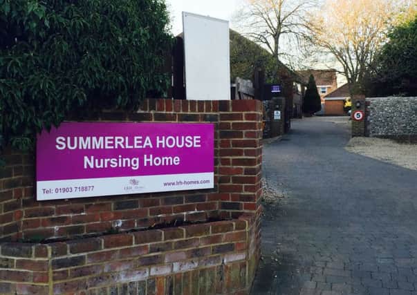 Summerlea House Nursing Home which was rated 'inadequete' by the Care Quality Commission during its latest inspection SUS-150422-100358001