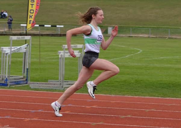 Alyssa White shows her sprinting style / Picture by Lee Hollyer