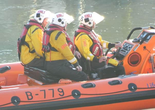 The RNLI Lifeboat crew rescued a man from the River Arun yesterday evening